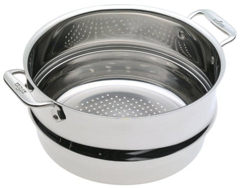 All-Clad 5708-ST Stainless Steel Professional Steamer Insert/Cookware- Silver