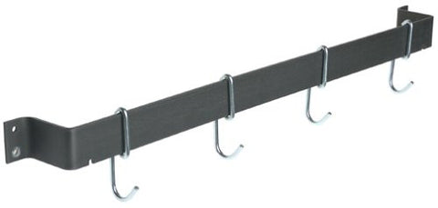 Calphalon 32-Inch Straight Wall Pot Rack with 4 Heavy-Duty Single Hooks