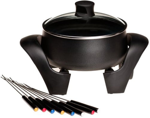 West Bend 88533 3-Quart Electric Fondue Pot- Black